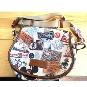 RARE Walt Disney World Dooney & Bourke 40th Anniversary Messenger Bag